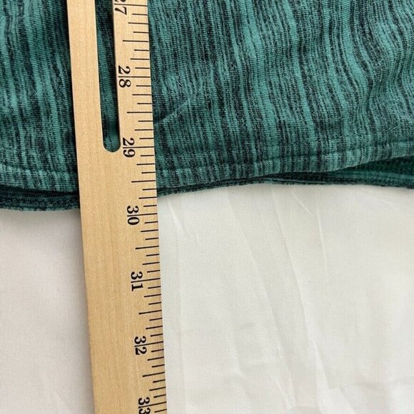 Toad&Co Green Striped Long-Sleeve Tunic Shirt Women’s L, Casual Round-Neck Top - Picture 9 of 9